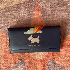 Radley London "Little Ray of Sunshine" Navy Wallet